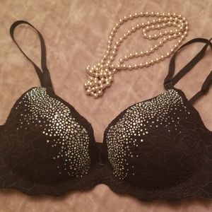 Victorias Secret Crystal embellished bra